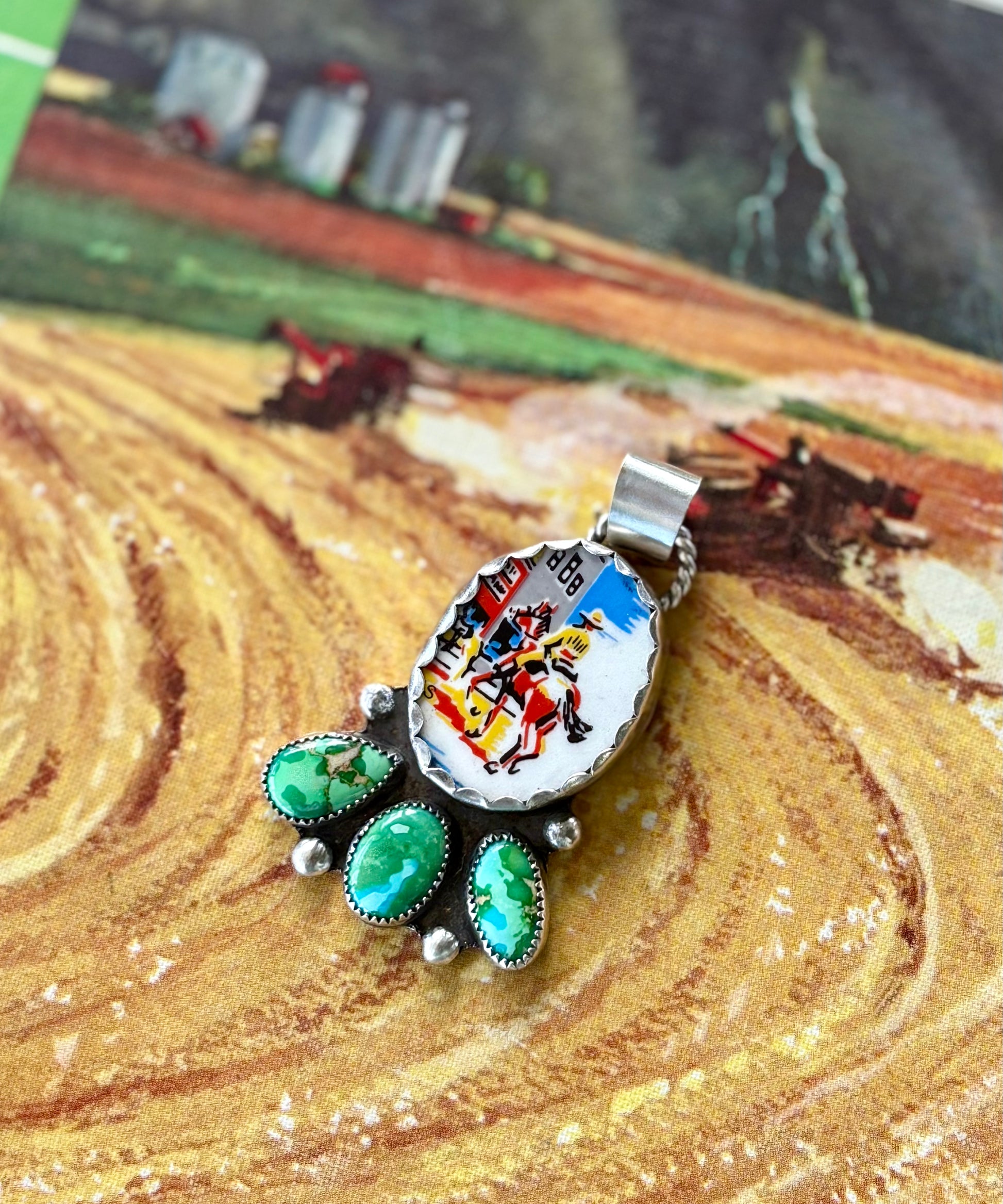 The County Cowboy Pendant